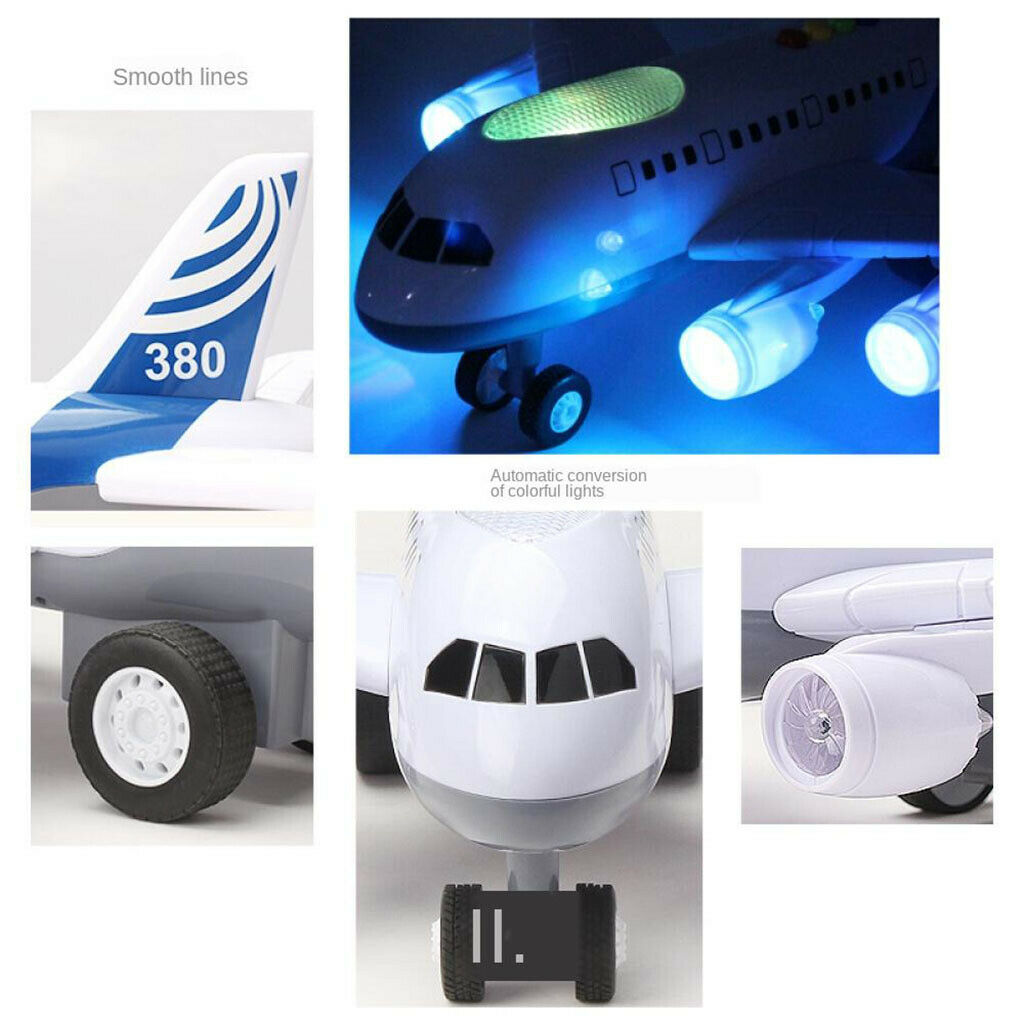 1 Pack Airplane Toys Educational for Kid with Lights, Sings and Sounds Large