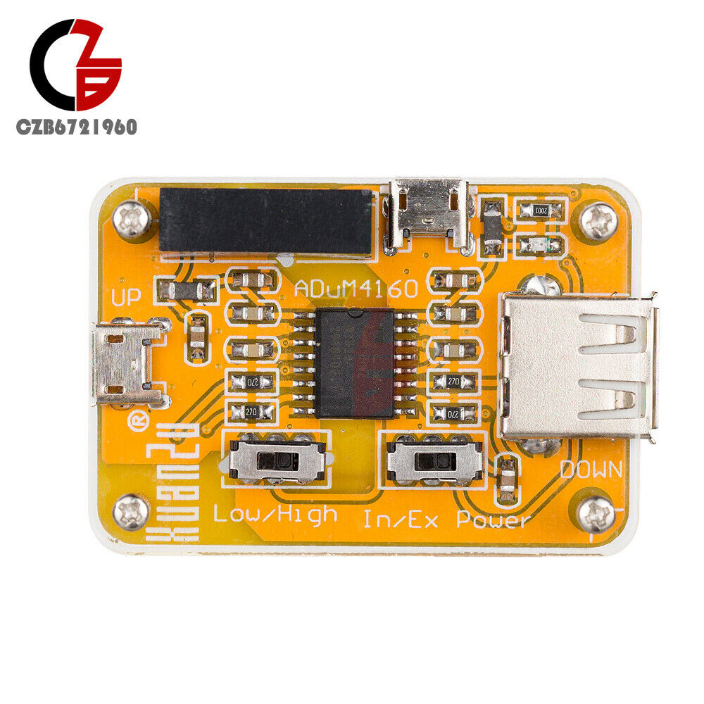 USB Isolator Signal Digital Safety Isolation Line Protector Adum4160 Module+Case