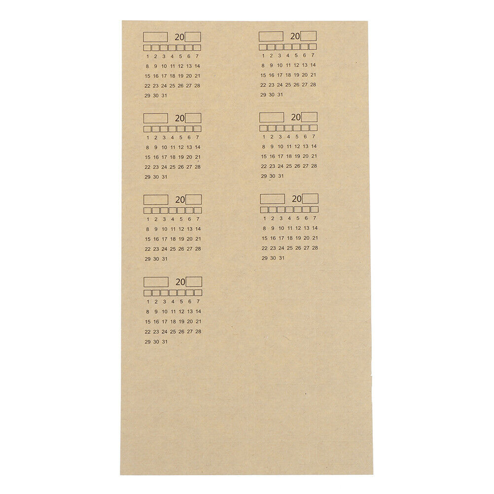 Monthly Calendar Index Stickers Lable Marker Note for Planner Appointment rDS Qx