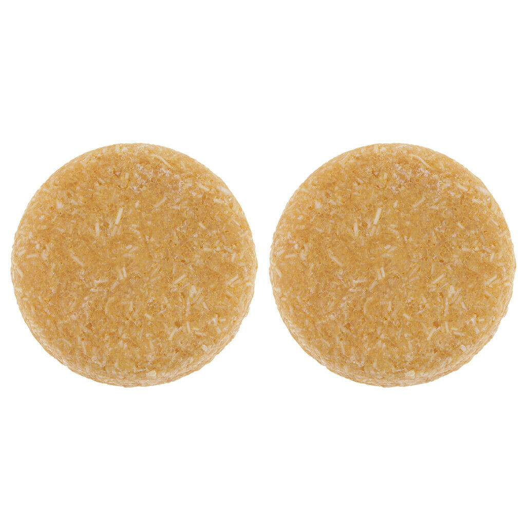 2pcs 55g Handmade Hair Shampoo Soap Natural Dry Hair Care Wash Shampoo Honey