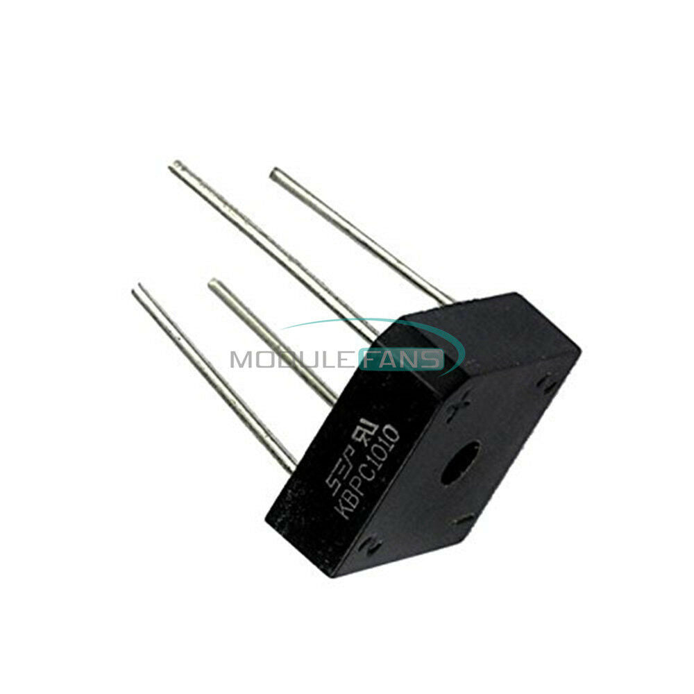 5PCS Bridge Rectifier KBPC1010 KBPC-1010 10A 1000V NEW