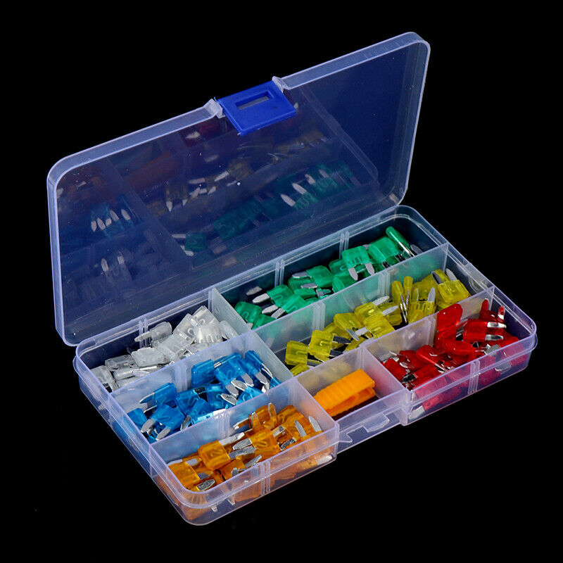 120PC Mini Small Size Blade Car Fuse Micro Blade Fuse Set Car Truck Acces.l8