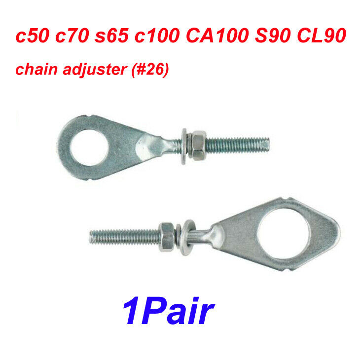 1Pair c50 c70 s65 c100 CA100  CA110 CT200 S90 CL90 chain adjuster (#26)