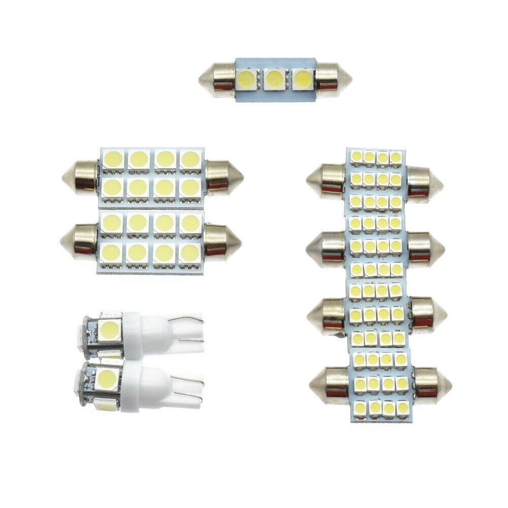 9pcs White Interior LED Light Package Kit For Mazda 3 2014-2015