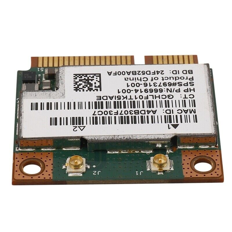Dual Band 2.4+5G 300M 802.11A/B/G/N Wifi Bluetooth 4.0 Wireless Half Mini Pci-I5