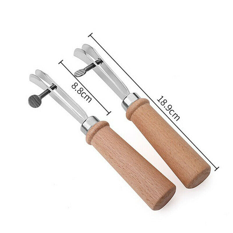 1pc Leather Tools Adjustable Cutter DIY Handmade Leather Crimper  Edge Ho.l8