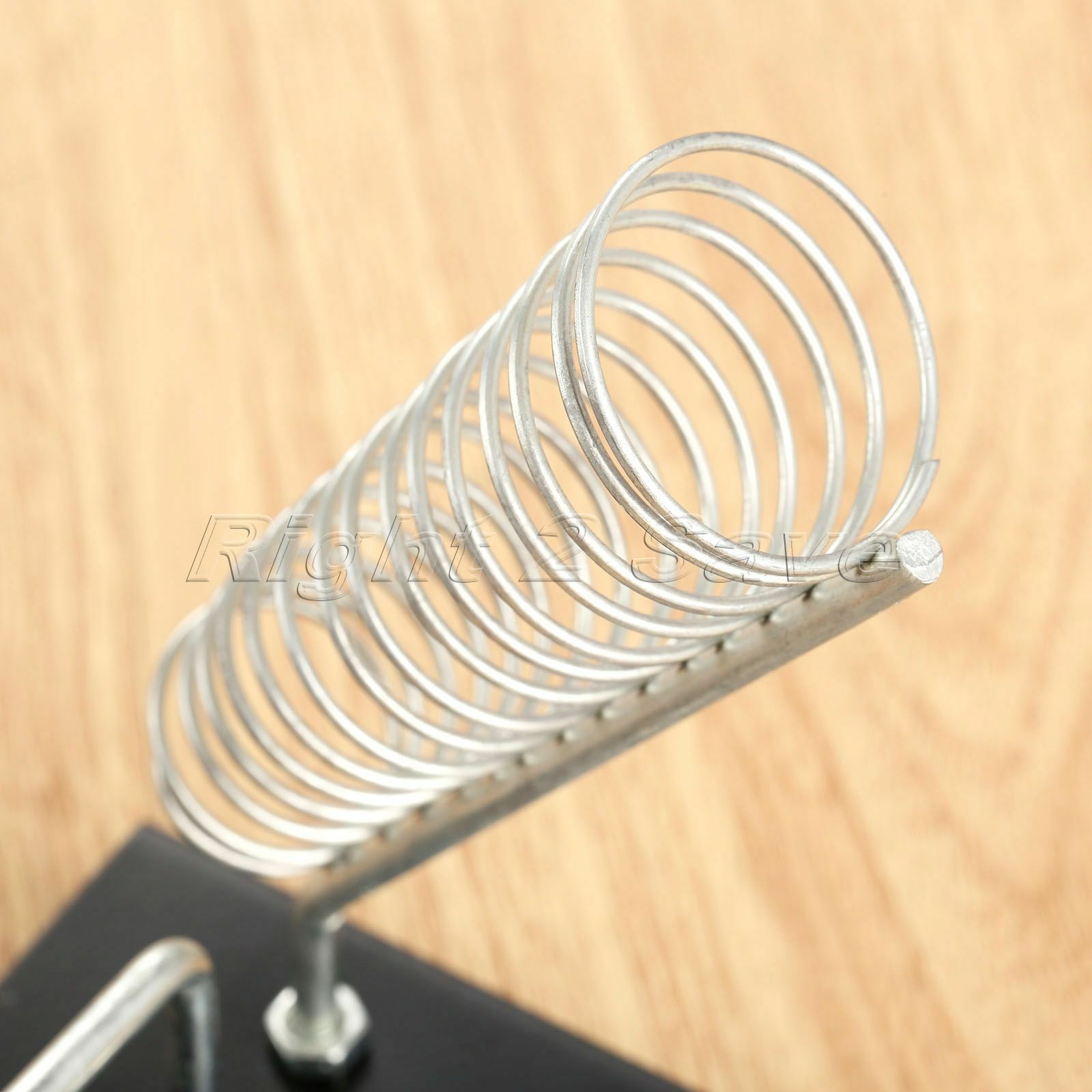Soldering Iron Stand 5.04"*3.43" Metal Bottom Iron Two Grids Electric Iron Rack