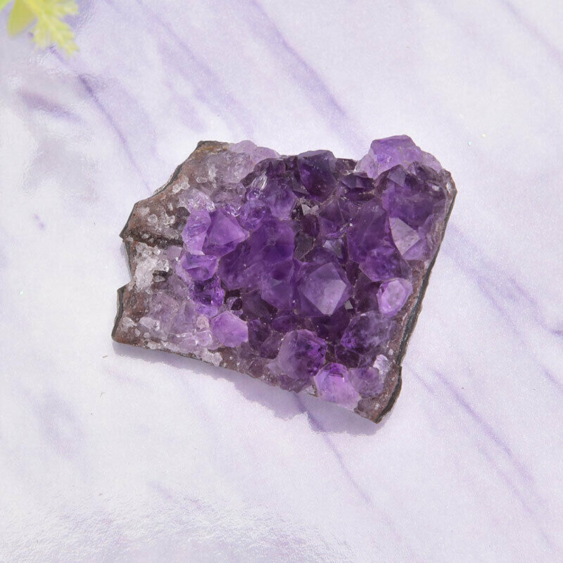 1PC Natural Amethyst Crystal Cluster Quartz Raw Crystals Healing Purple Ston SJ