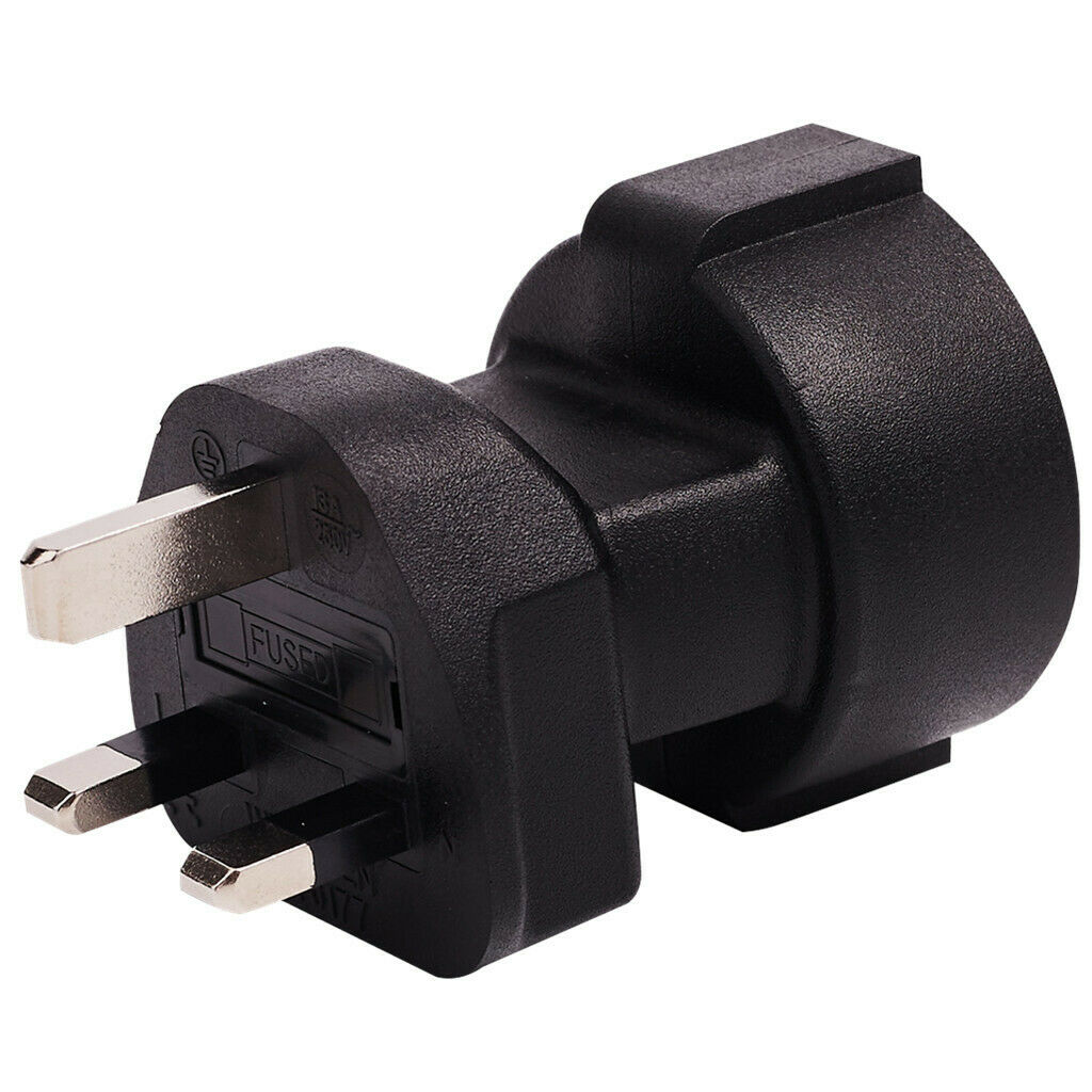 UK to Europe AC Power Adapter Converter UK Male to Europe Female Adapter
