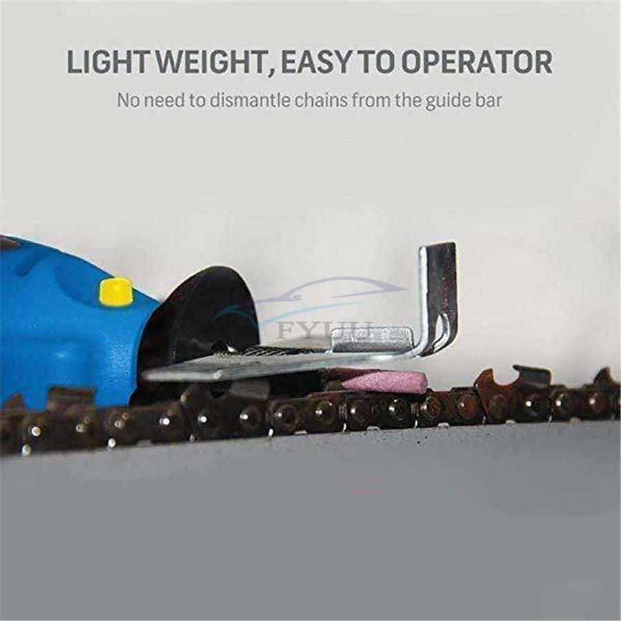 For Saw Chains 1 Set 70mm High Speed Steel Chainsaw Sharpener Attachment Kit