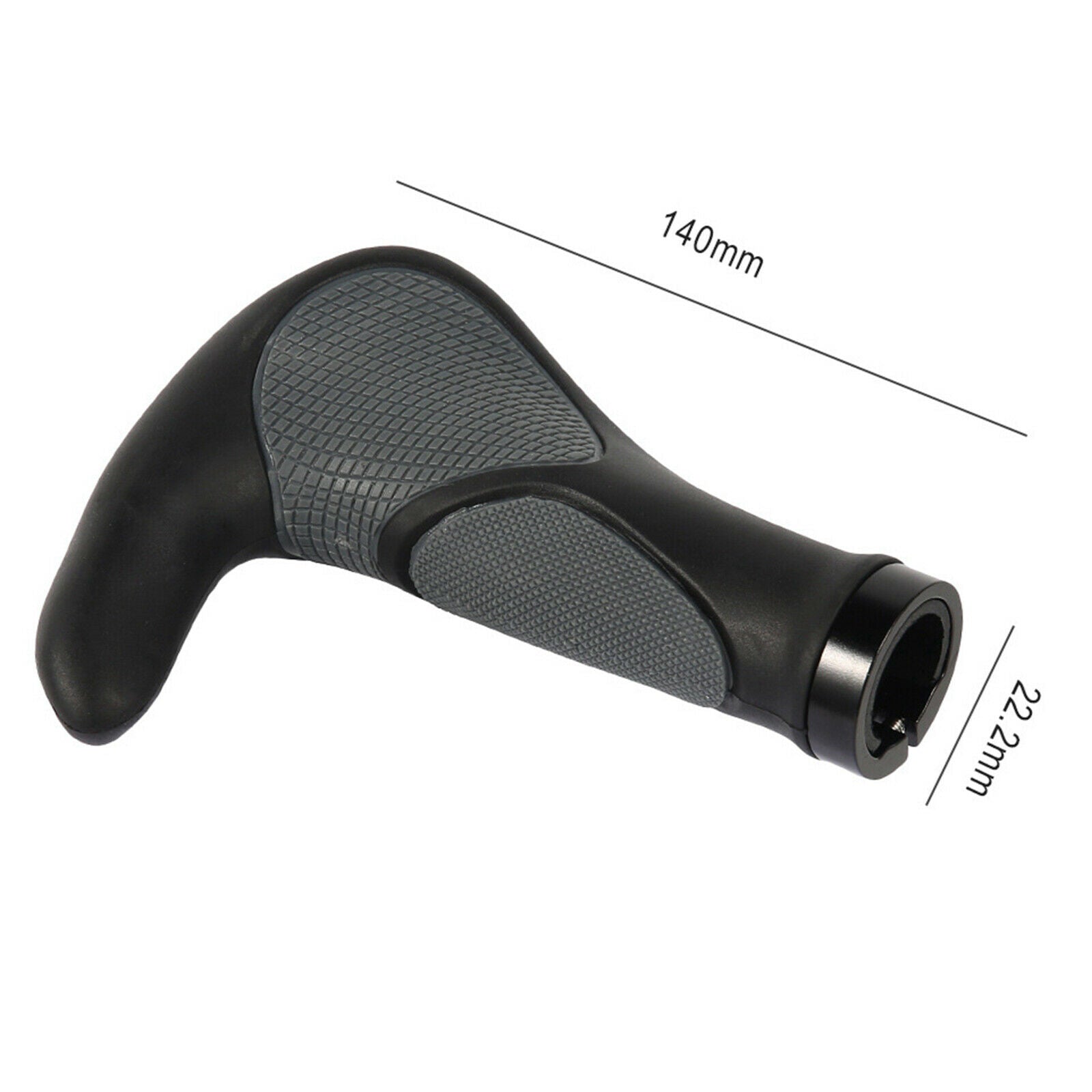 1 Pair Bike Handlebar Grip Ends Lock-on Handle Bar Cover Rest Bars Wrap Access