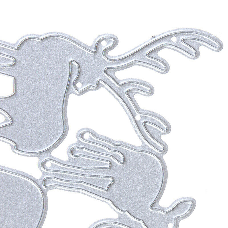 Craft Metal Cutting Dies 3pcs deer decoration scrapbook die cut Album Pap.l8