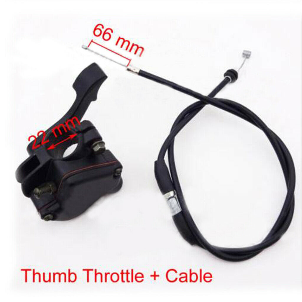 Thumb Throttle Cable Assembly for Kazuma Sunl 50 70 90 110 125cc ATV Quad