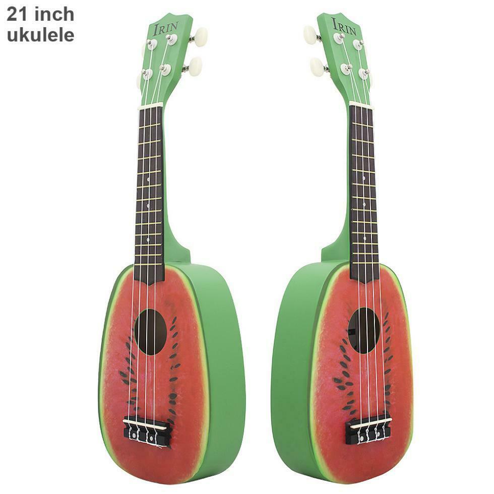 21'' Soprano Pineapple Ukulele 12Fret 4Strings Watermelon Hawaii Guitar Beginner