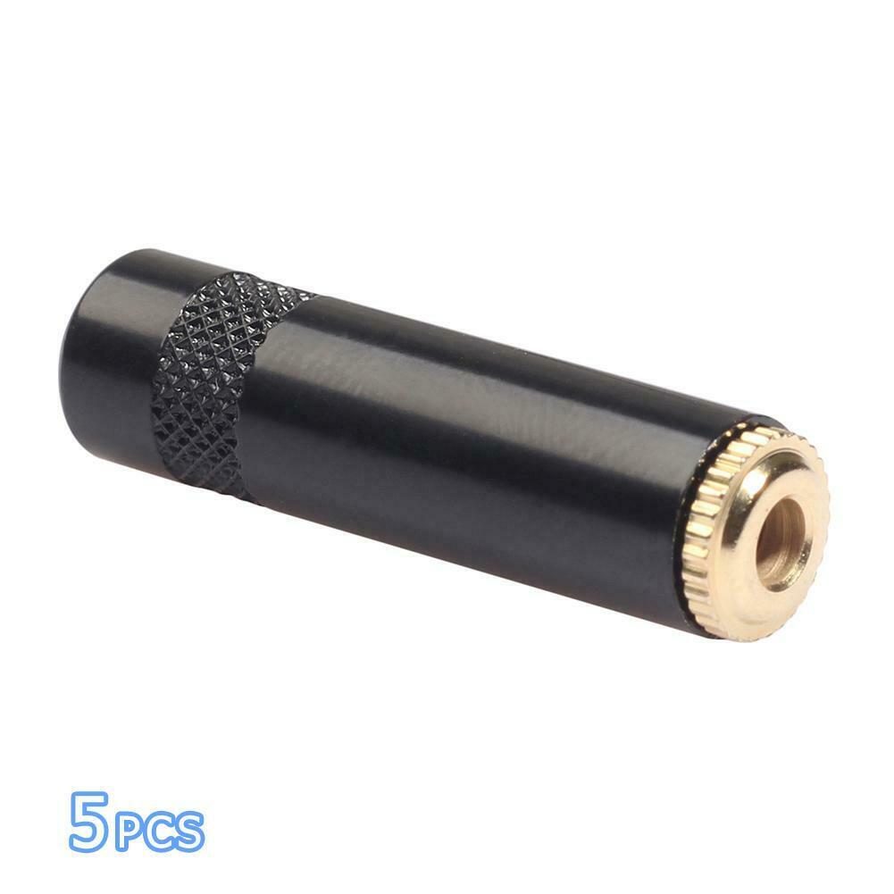 5pcs 3.5mm TRS Audio Female Jack Solder Connector 3 Pole Stereo Adapters @