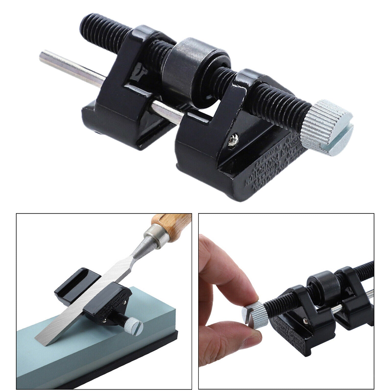 Cast Iron Honing Guide Fixed Angle Sharpener Household Cutter Abrasive Tool