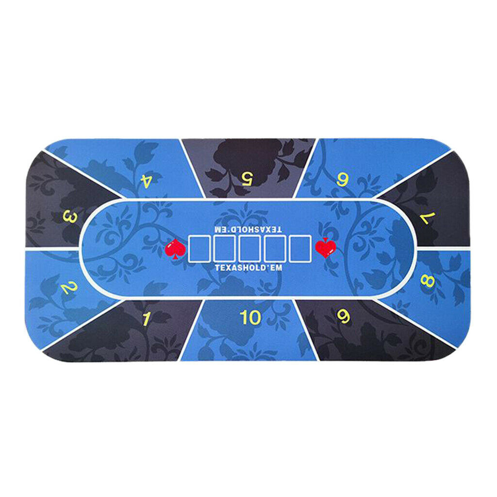 Poker Table Layout Standard Gambling Tabletop Mat Household Accessories