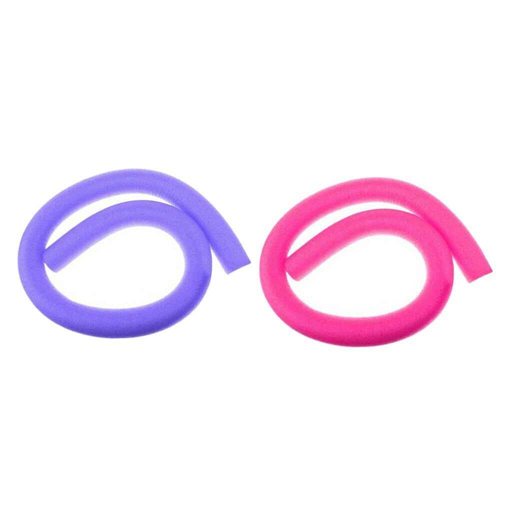 2Pcs Flexible Swimming Noodles Hollow Foam Float Swim Training Aids 59inch