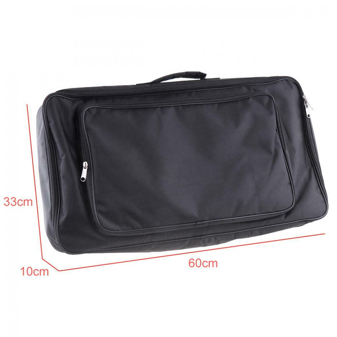 Black Universal Portable Guitar Effects Pedal Board Gig Bag Soft Case Big Style