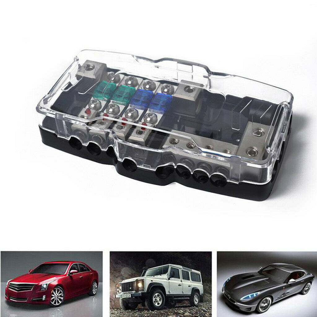 Auto Audio Power Distribution ANS Fuse Distribution Block, 4 Way ANS