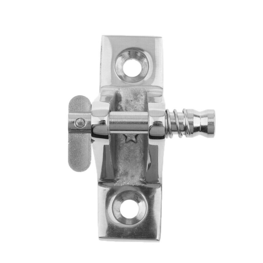 316 Stainless Steel Deck Hinge Boat Bimini Top Fitting 90 Degree Quick Pin