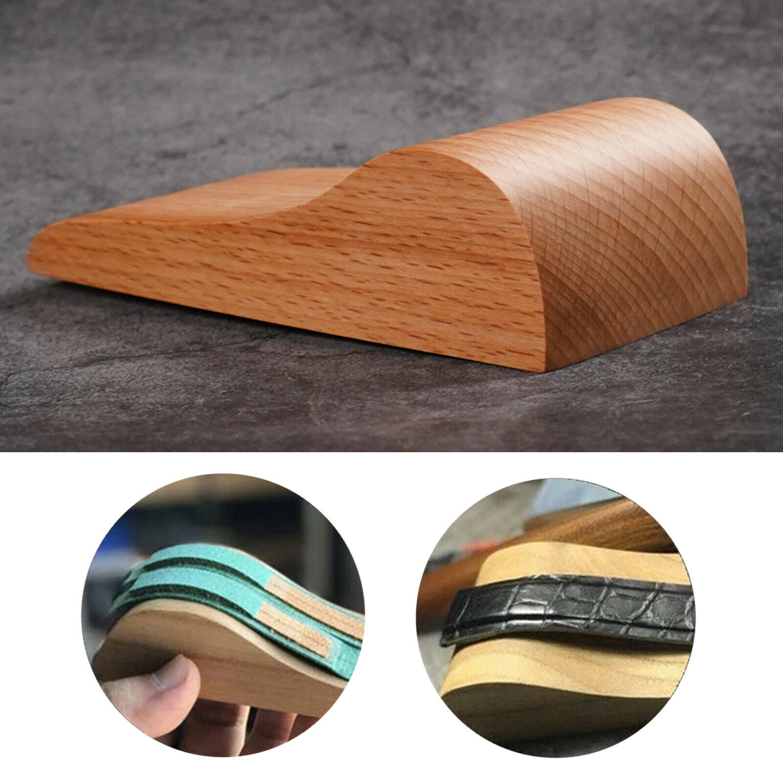 Professional Handmade Tools Leather Belt Bending Tools Polished Folding Tool