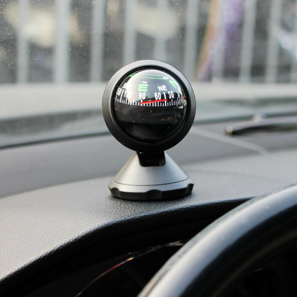 Car Ball Compass Mini Adjustable Multi-Functional Car Dashboard Compass New LIN