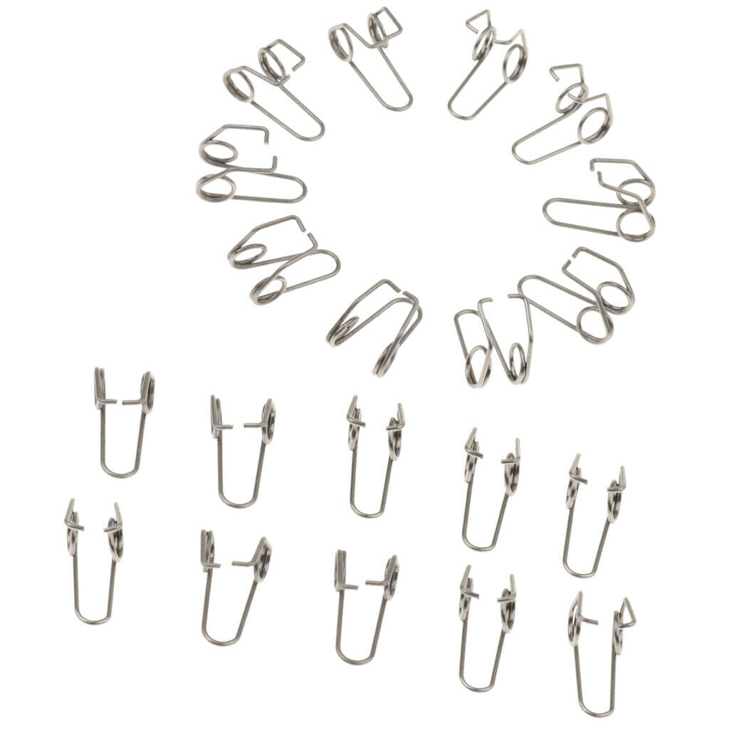 20pcs Stainless Steel Trumpet Cornet Value Spring for Brass Instrument Parts