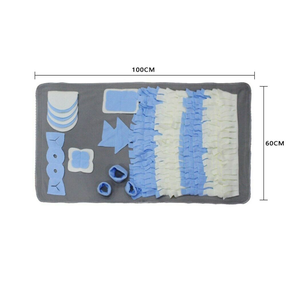 Pet Dog Snuffle Mat Training Sniffing Pad Feeding Blanket Cushion Washable CA