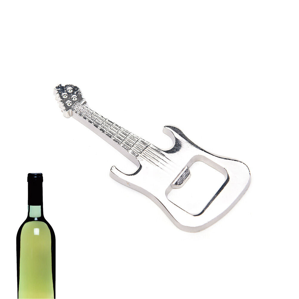 Adorable Bottle Opener Guitar Keyring Metal Kitchen Bar Beer Novelty Tool DD