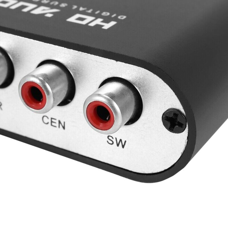 5.1 CH Audio Decoder SPDIF Coaxial To RCA DTS AC3 Digital To 5.1 Amplifier AnaJ1