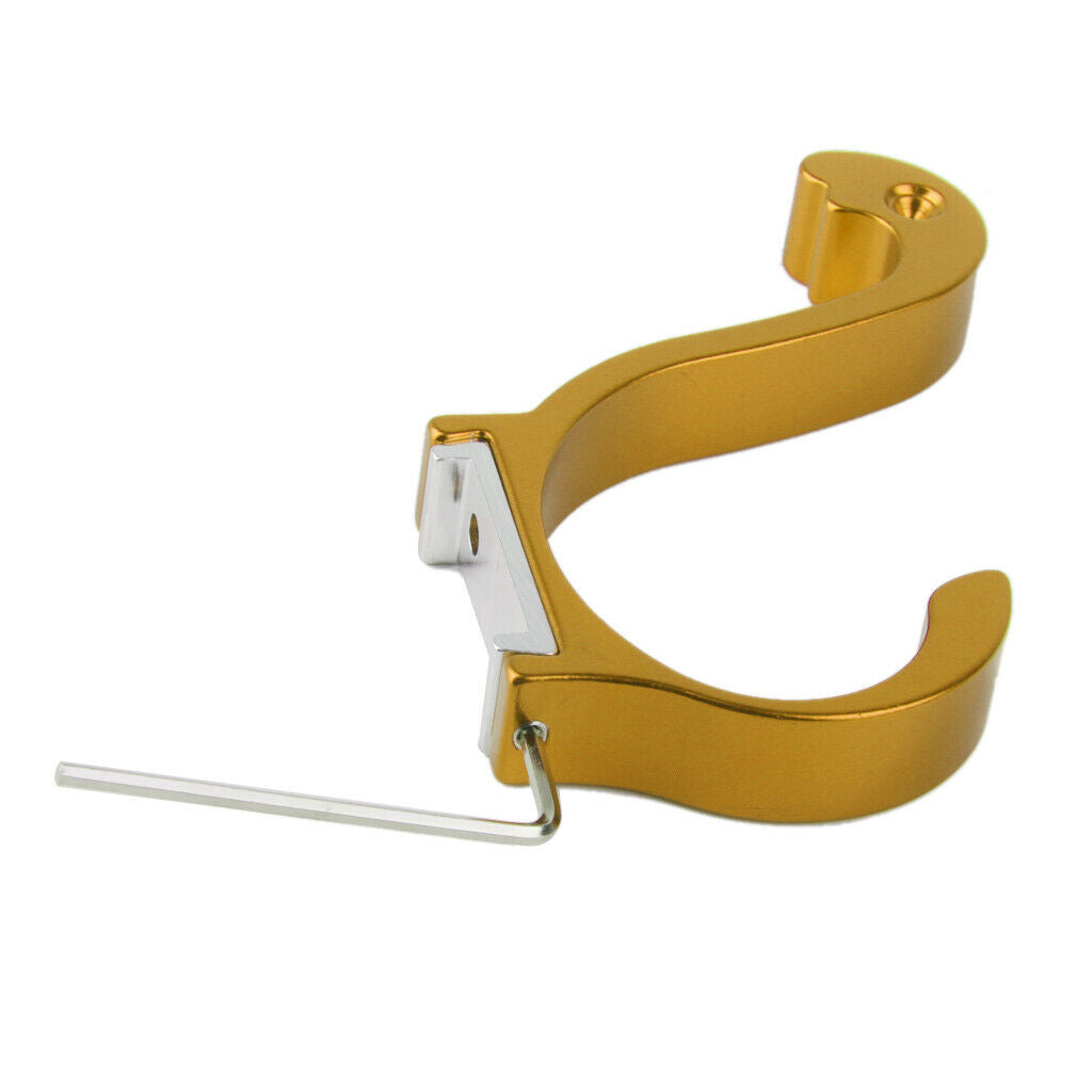 Space Alumimum Home Door Wall-mounted Hat Clothes Towel Hook Hanger Golden