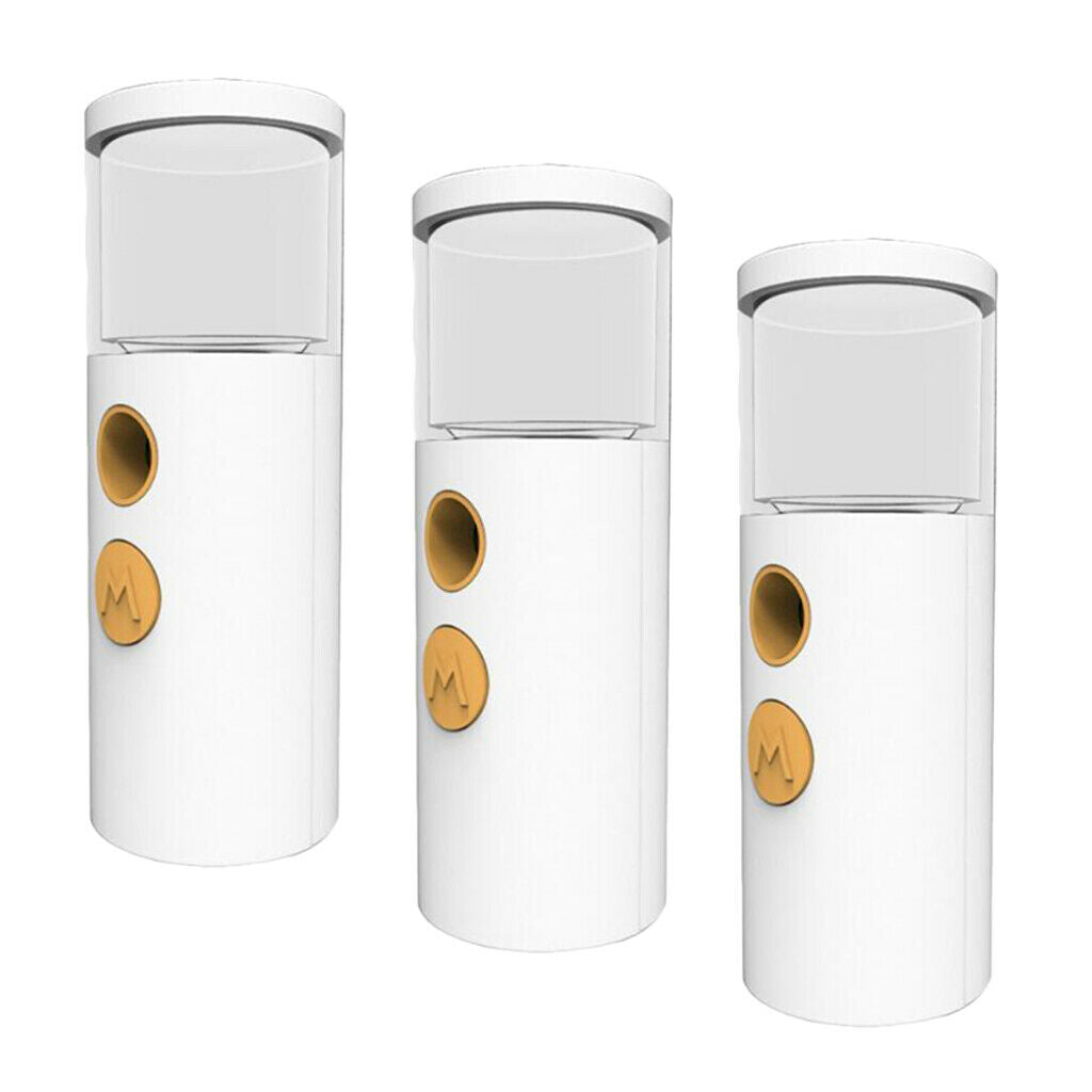 3x Nano Facial Mister 20ml Face Mist Sprayer Portable Face Moisturizing Tool