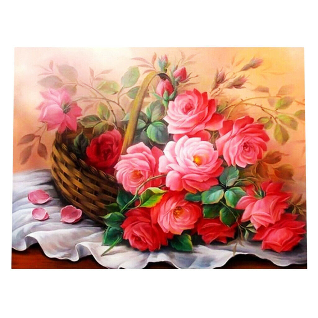 Flower DIY 5D Diamond Painting Embroidery Cross Stitch Kit 4#