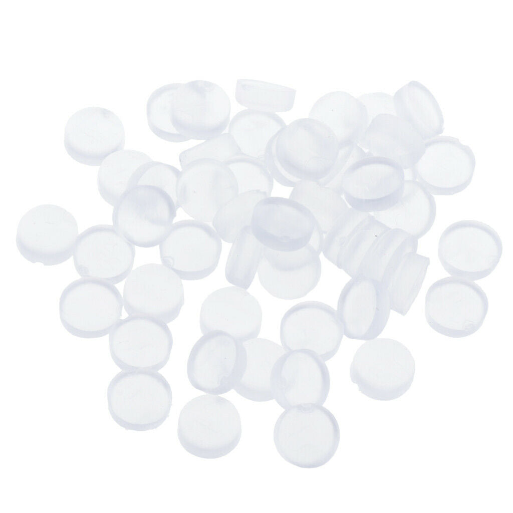 50 Pieces Cornet Trumpet Replacemnt Parts Water Key Spit Valve Cork Pads