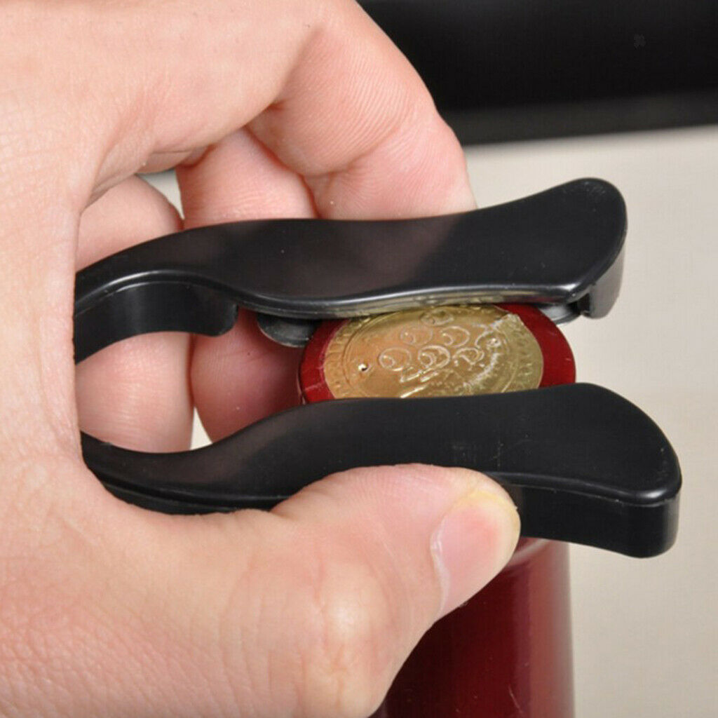 Durable Reusable Wine Foil Cutter Tool Wine Open Tool Accessory Black
