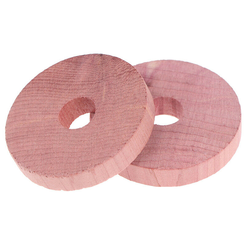 10X Cedar Wood Cedar Ring Wardrobe Pure Insect Repellent Camphor Moth Ball JBDA