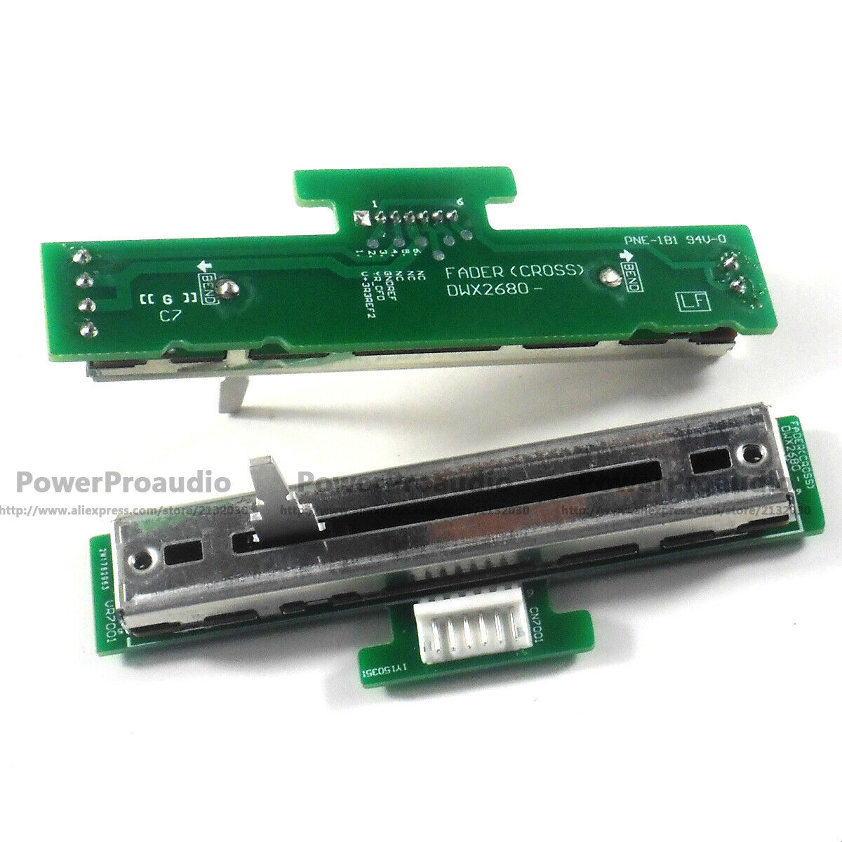 2PCS DWX2680 For Pioneer DJM 700 Cross Fader  XFADER PCB Assembly ALPS