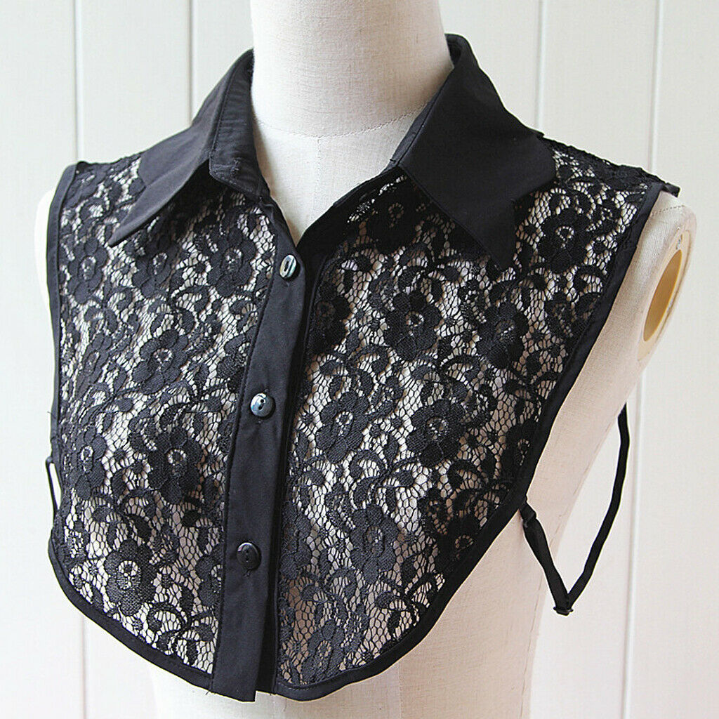 Casual 2 Piece Detachable Mock Neck Blouse Shirt