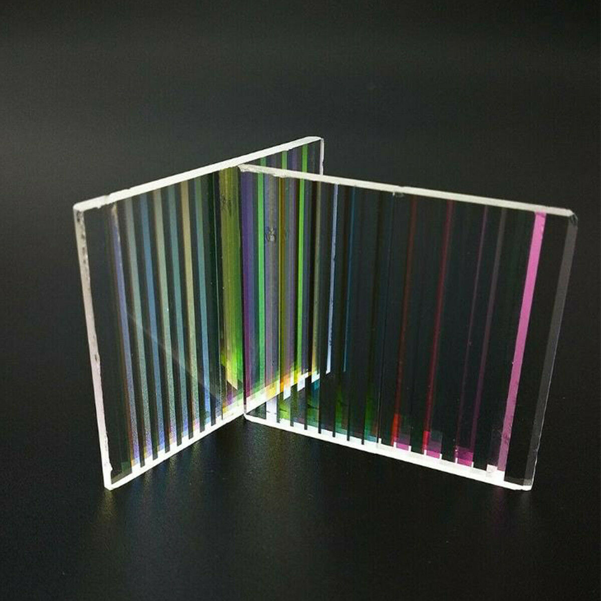 5PCS Defective Optical Glass Decoration Lens Prism for Science Physics Research