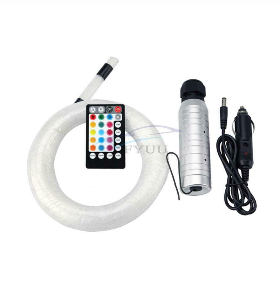 100PC Car Interior Fiber Optic Engine Starry Sky Top Atmosphere Light + 28Key