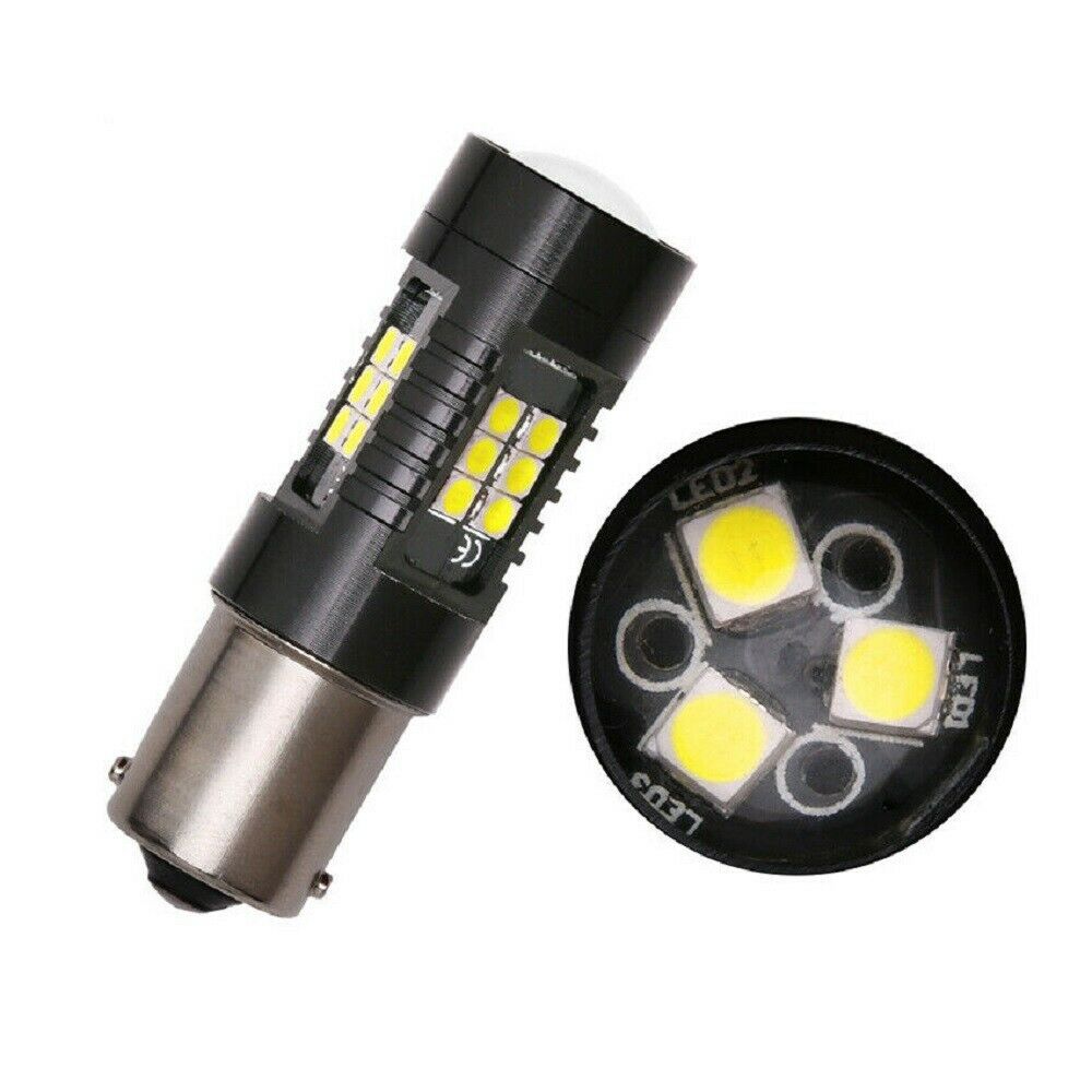 1156 BA15S P21W 21 SMD LED Car Tail Backup Reverse Turn Signal Light Bulb White~