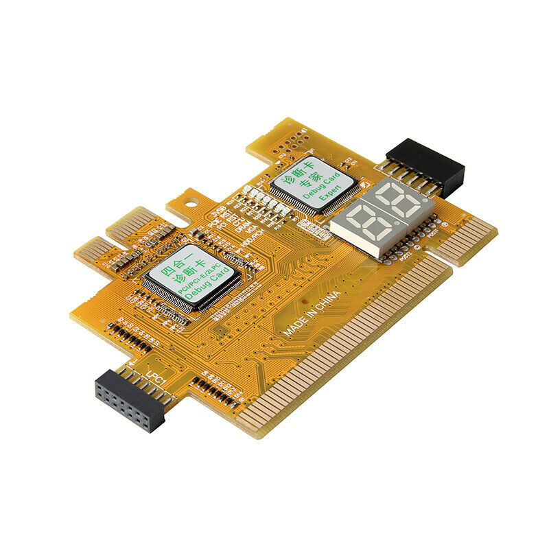 PCI PCIe 2LPC motherboard Diagnostic Card Computer fault test card Desktop 4 in1