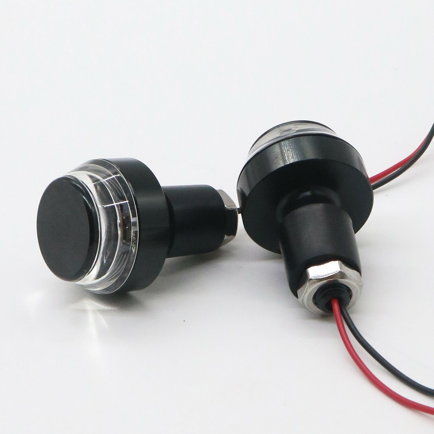 2 Motorcycle Turn Signal LED Light Indicator Blinker Handle Bar End Handlebar