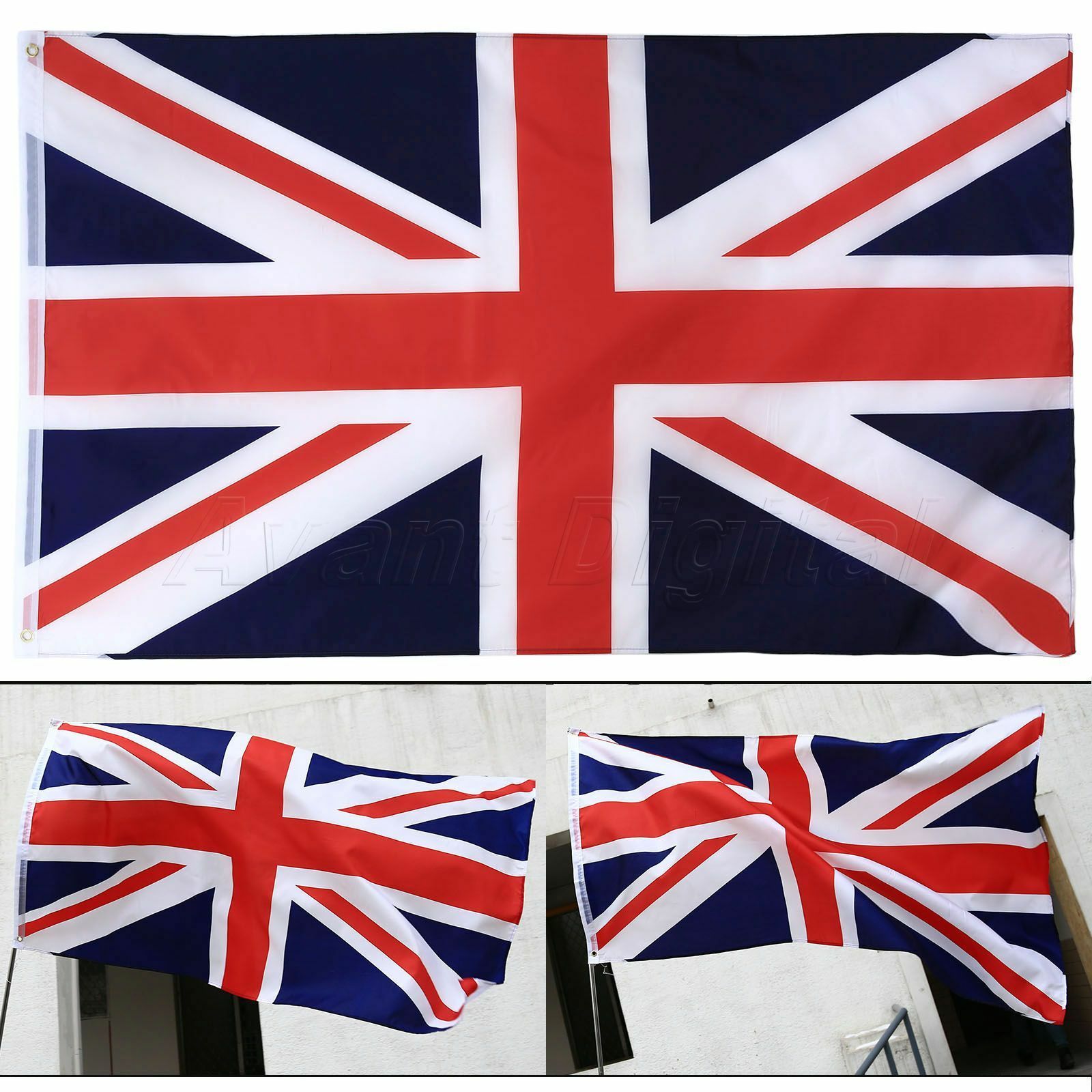 5x3 FT Union Jack Flag Great Britain United Kingdom UK England British Banner