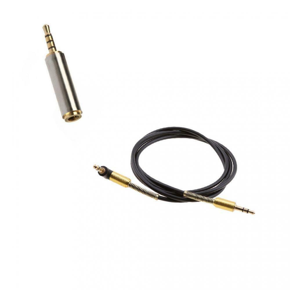 3.5mm Male Aux Cable L-Shaped Cord+2.5mm Male to 3.5mm Female Audio Adapter