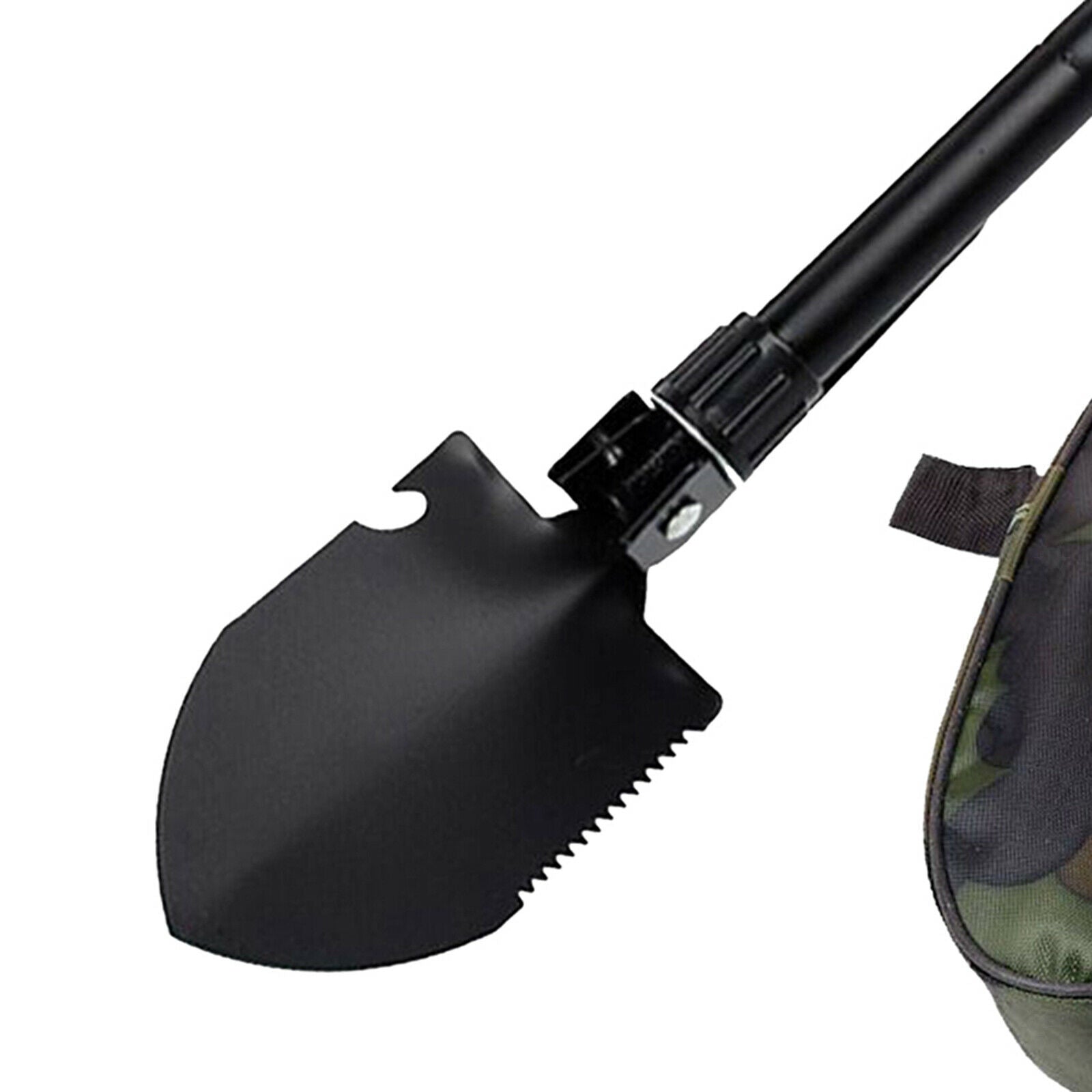 Shovel Garden Digger Tool Treasure Finder Spade w/ Carry Bag For Detecting