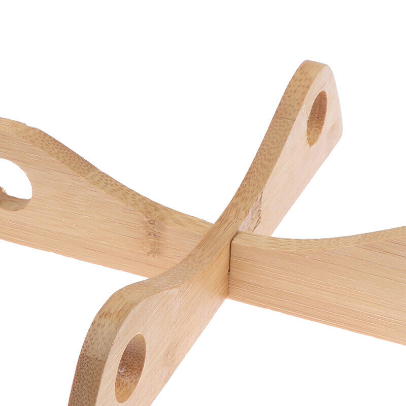 1Pc Wooden Detachable Insulation Pad Tray Rack Kitchen Anti-scalding Tabl.l8