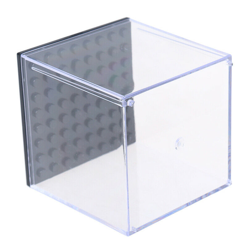 (7x7x7 cm) Acrylic Display Case Cube Dustproof ShowCase For Models Dol.l8