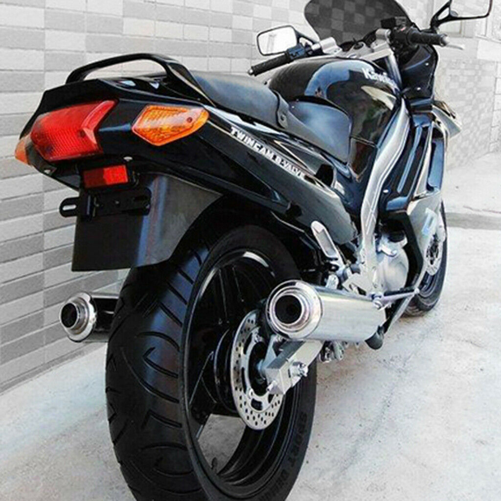 Pair of Motorcycle Turn Signal Lights Blinkers Rear Indicators Lens Cover Case